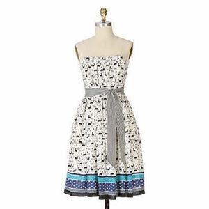 RARE Anna Sui silk deer dress for Anthropologie
